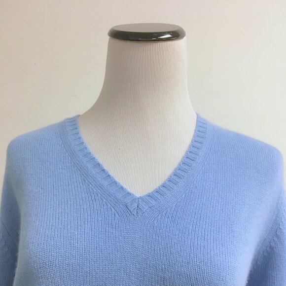 Malo Cashmere Sweater v neck i44 made in Italy - Picture 1 of 7